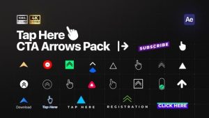 Tap Here CTA Arrows Pack