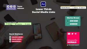 Lower Thirds – Social Media Links