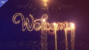 Welcome Gold Lines