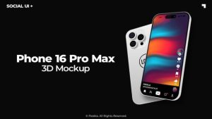 Phone 16 Pro Max Mockup