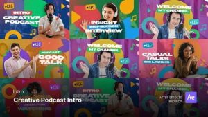 Intro – Creative Podcast Intro After Effects Project Files