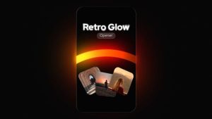 Vertical Retro Glow Opener
