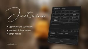 Animated Typeface – Justmine