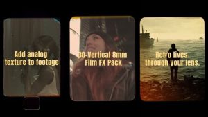 Super 8mm Vertical Frame Pack – 30+ Vintage Film Filters for TikTok, Instagram & Reels