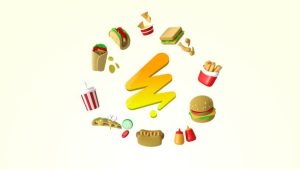 Fast Food 3D Logo