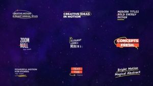 Creative Titles V3.0 | AE