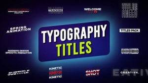 Typography Titles | After Effects