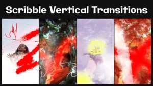 Scribble Vertical Transitions for After Effects