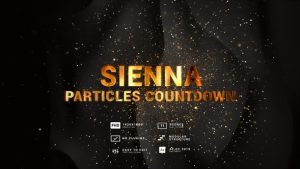 Sienna Particles Countdown 3in1 Backgrounds