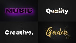 Text Effect – Artistic Style 01