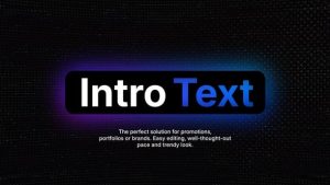 Intro Text | After Effects