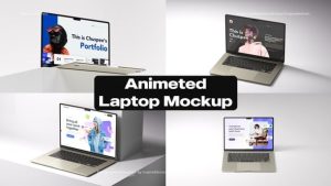 Clean Animated Laptop Mockup