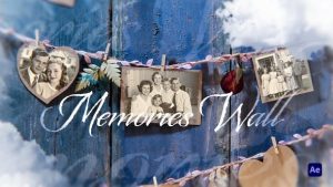 Memories Wall Cinematic Slideshow Intro