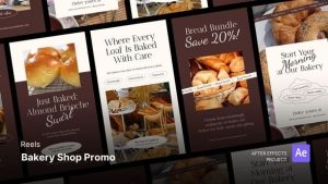 Reels – Bakery Shop Promo After Effects Project Files