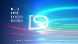 RGB Line Logo Intro